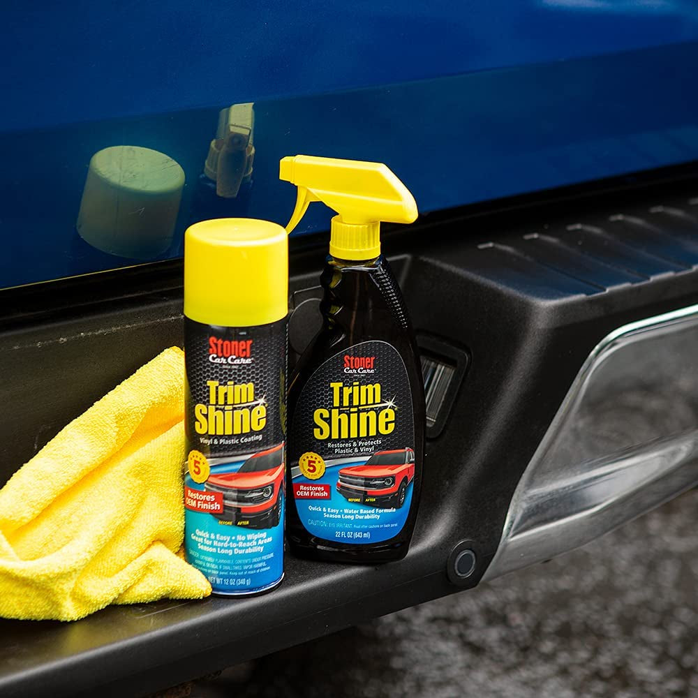 Trim Shine – Vinyl and Plastic Protectant Coating – 12 Oz (Pack of 12)