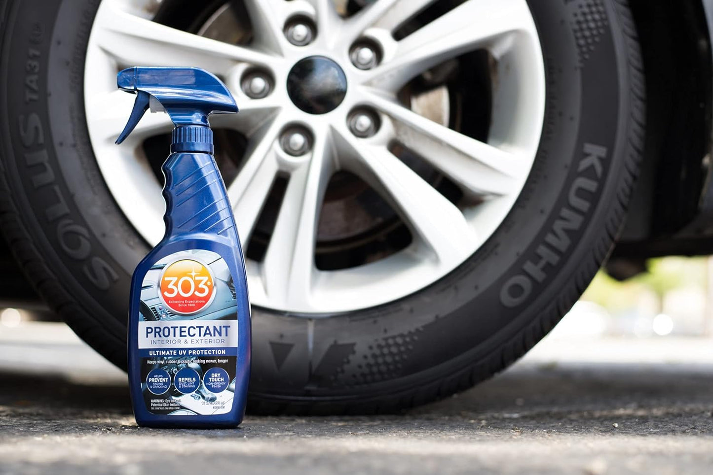 Automotive Protectant Spray By 303 - Helps Prevent Fading & Cracking, Repels Dust, Lint & Staining