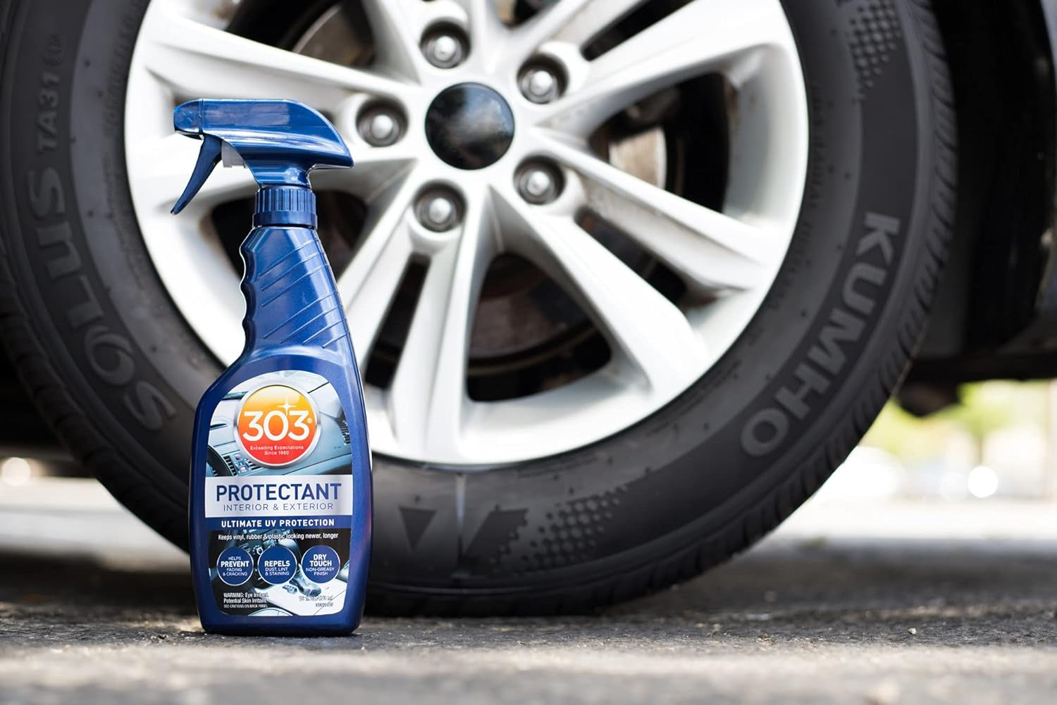 Automotive Protectant Spray By 303 - Helps Prevent Fading & Cracking, Repels Dust, Lint & Staining