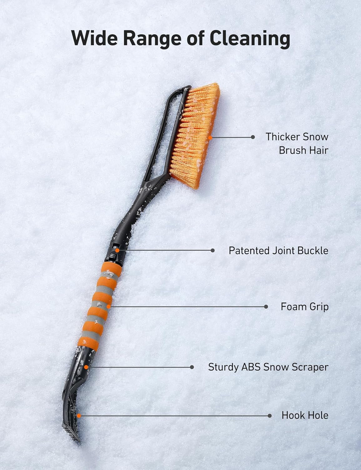 27" Snow Brush and Ice Scraper