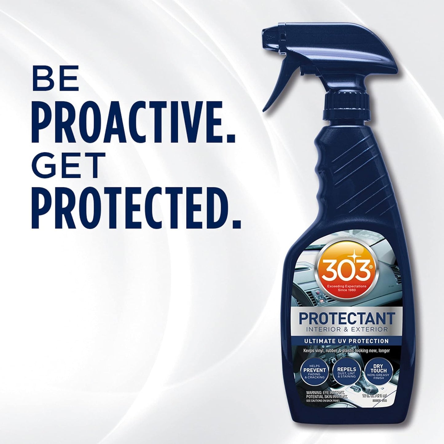 Automotive Protectant Spray By 303 - Helps Prevent Fading & Cracking, Repels Dust, Lint & Staining