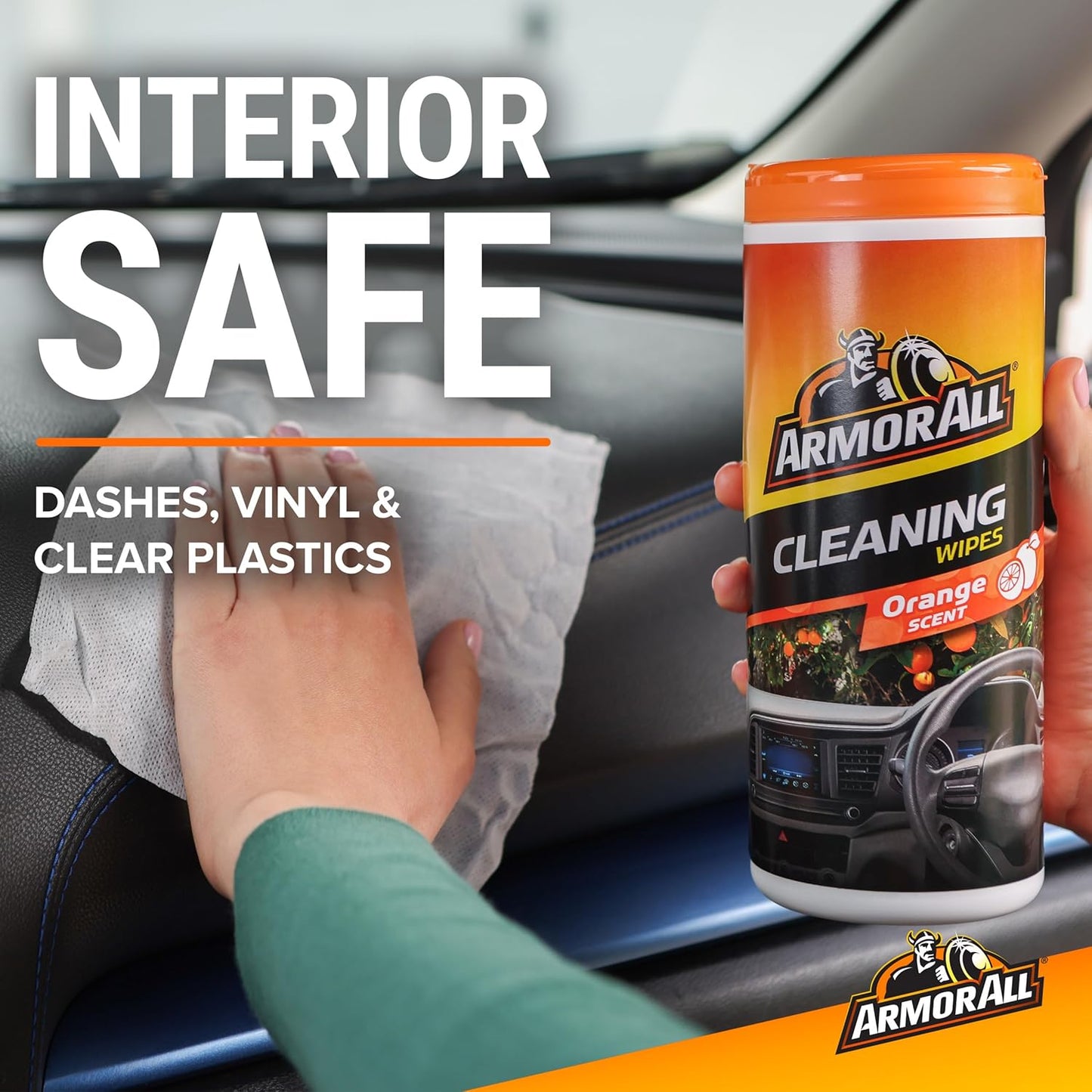 Amor All - Car Interior Cleaner Wipes