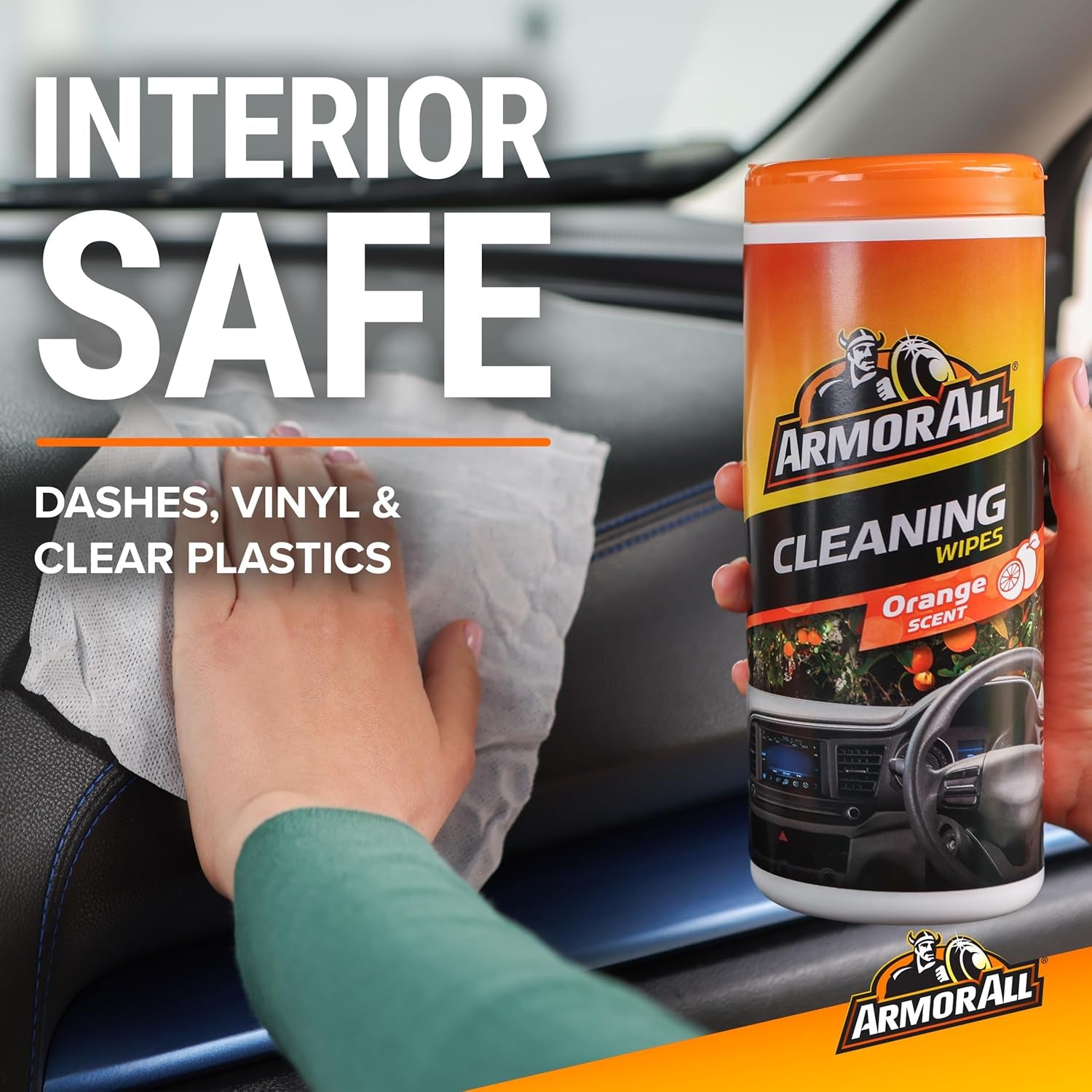 Amor All - Car Interior Cleaner Wipes