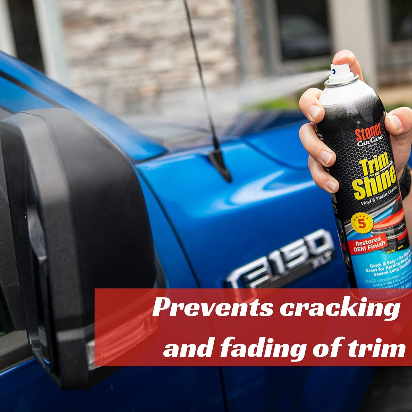 Trim Shine – Vinyl and Plastic Protectant Coating – 12 Oz (Pack of 12)