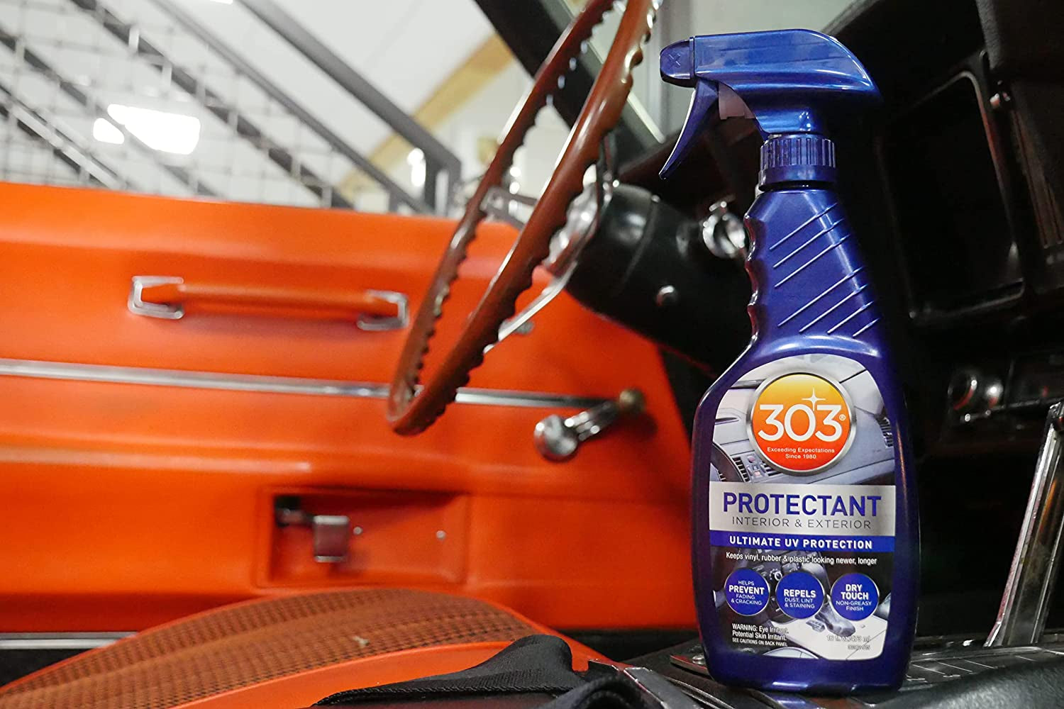 Automotive Protectant Spray By 303 - Helps Prevent Fading & Cracking, Repels Dust, Lint & Staining