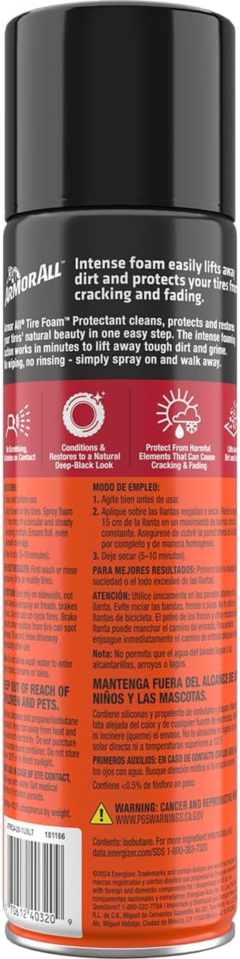 Armor All Tire Foam: 20 Oz