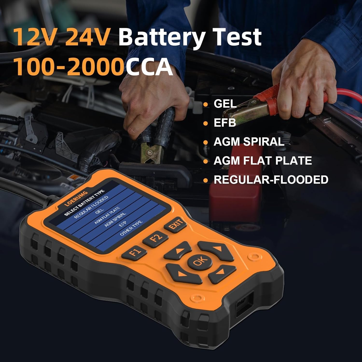 Car Battery Tester 12V / 24V 